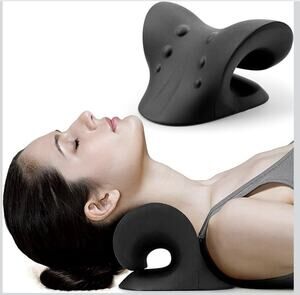 RESTCLOUD Neck & Shoulder Relaxer Stretcher Chiropractic Pillow TMJ Pain Relief